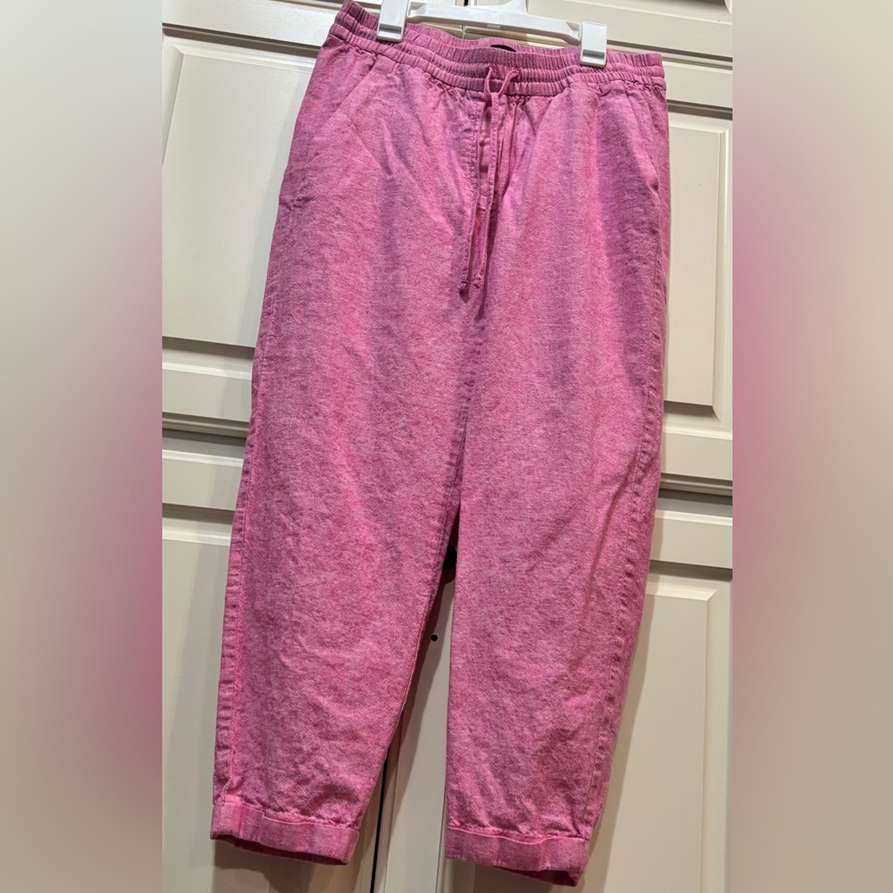 J. Crew Fuchsia Drawstring Pants